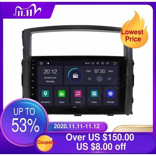 360 Camera Car Stereo for Mitsubishi Pajero 2006-2011 Radio DVD Player Android 10.0 Multimedia Radio GPS Navigation Touchscreen