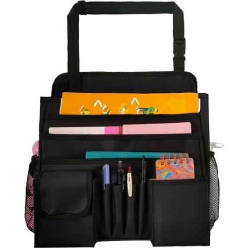 Car Seat Back Storage Bag Auto Sundrie Office File Water Cup Laptop Storage Bag For Car Goods Car Organizer Interior Accessories