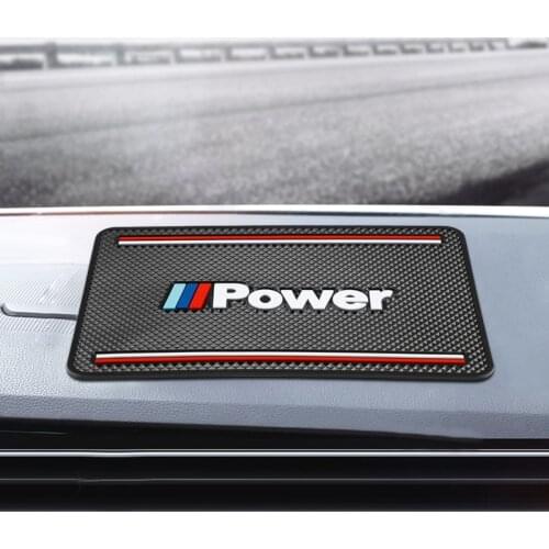 Car Anti-Slip Mat Dashboard Sticky Pad Non-slip Mat Holder For BMW Power Performance M3 M5 X1 X3 X5 X6 E46 E39 E36