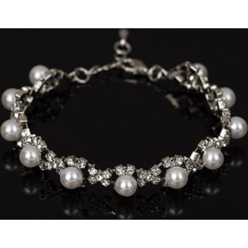 Physick paragraph pearl bracelet womens party Christmas Gift YFJEWE fashion women jewelry ladies chain bracelet#B089