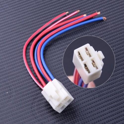 DWCX Motor Starter Solenoid Relay Cable Plug Wiring Harness Fit for Yamaha Racing Motorcycle Grizzly YFM