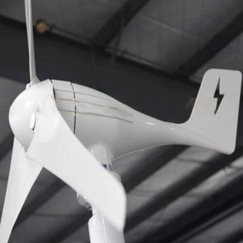Free energy 12V Horizontal Wind Turbine 400W 600W White with Controller for Home Boat Streetlight Roof