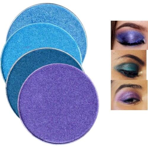 Color Salon Crystal Pigment Eyeshadow Glitter Powder Shimmering Colors Eye Shadow Palette Metallic Eye Makeup Cosmetic