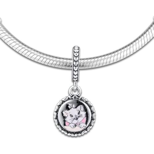 Fits for Pandora Charms Bracelets Dangle Beads 100% 925 Sterling Silver Jewelry Free Shipping