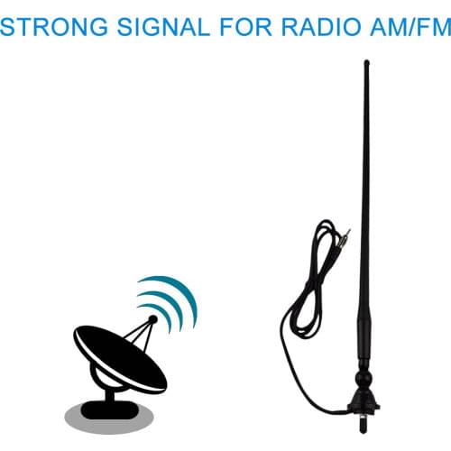 Marine Boat Radio Antenna Aerial Universal Car FM AM Modulators Waterproof Rubber Duck Dipole Flexible For ATV UTV Yacht Tractor