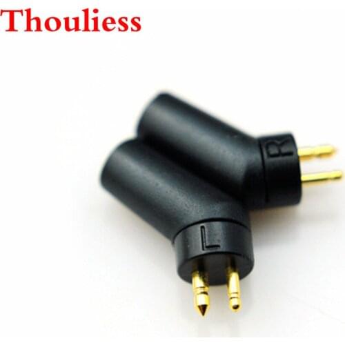 Thouliess one pair Male Earphone DIY Custom Pins Replacement For ER4B ER4S ER6I ER4 ER4P Headsets Adapter