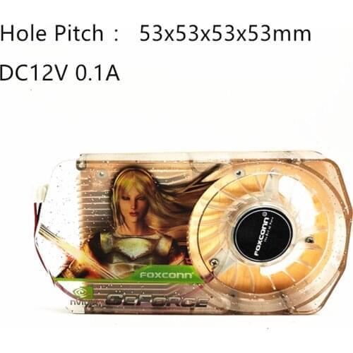 NEW MAGIC MGA5012XB-010 69mm x 91mm Graphics card Cooling fan with Pure cupper Heat sinks 12V 0.19A with 2pin