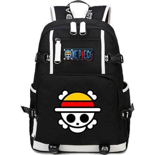 Japan anime One Piece Luffy backpack Cartoon casual backpack teenagers Men womens Student School Bags Female Male backpack