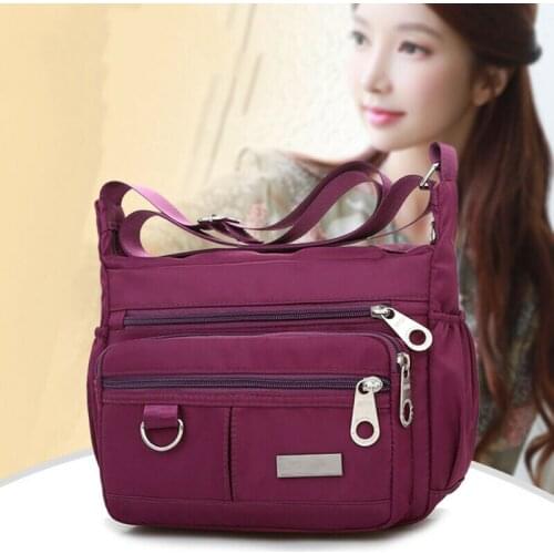 Women Shoulder Bags Waterproof Oxford Messenger Cross Body Bag Large Capacity /BY