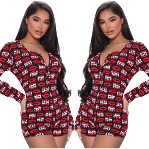 ZKYZWX Women's Jumpsuits With Print