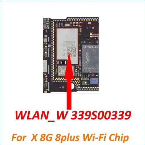 10pieces WLAN_W For iPhone 8 8G 8P 8Plus X wifi IC module WI-FI Chip