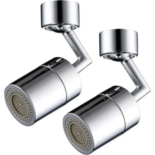 2Pcs Rotary Universal Filter Faucet Water Purifier Faucet Extender Universal Type