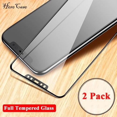 2 Pack For Xiaomi Pocophone F1 Tempered Glass 9H 2.5D Explosion-proof Screen Protector Film For Xiaomi Poco F1 Little F1 Glass