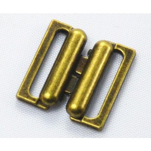 20pieces Craft Antique Bronze Metal Waist Extender Hooks & Eyes Clasps Sewing On Garment Button for Clothes Hooks 18mm K121