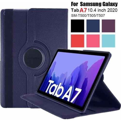 2020 New Tablet Case for Samsung Galaxy Tab A7 10.4 inch 2020/SM-T500/T505/T507 Flip PU Leather Smart Protective Cover Stand