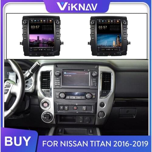 Car GPS Navigation Multimedia Player for Nissan Titan 2016-2019 Android Radio Head Unit Stereo Receiver Vertical Screen 2din