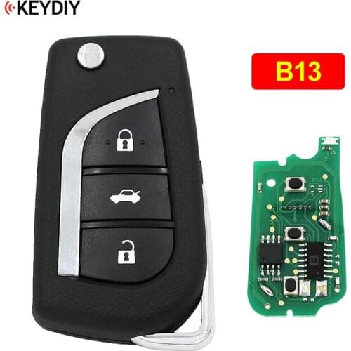 B13 3 Button Remote Control Car Key Remote Fob for KD Key Programmer KD900 KD900+ URG200 KD-X2 Mini KD
