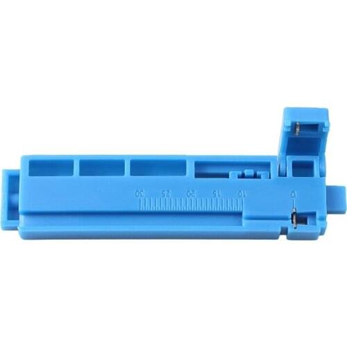 Free Shipping 10 pcs/lot FTTH Fiber Optic Tool Fixed length rail Fiber Optic Stripper Fiber coating stripper cutting guider way
