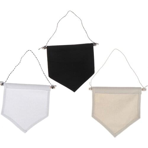 Badge Display Blank Cotton Pin Wall Display Hanging Pennant Banner Decor