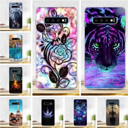 Case For Samsung Galaxy S10 Plus SM-G975F/DSSM-G975USM-G975W Case Soft Silicone For Fundas Samsung Galaxy S10 Plus S10Plus Cover