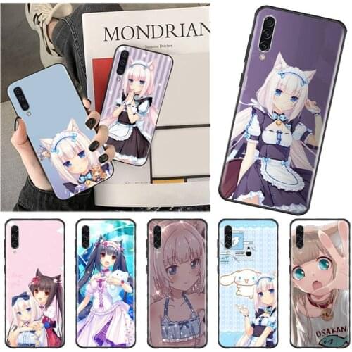 Nekopara Chocola Vanilla cat girl Phone Case For Samsung A40 A50 A51 A71 A20E A20S S8 S9 S10 S20 Plus note 20 ultra 4G 5G
