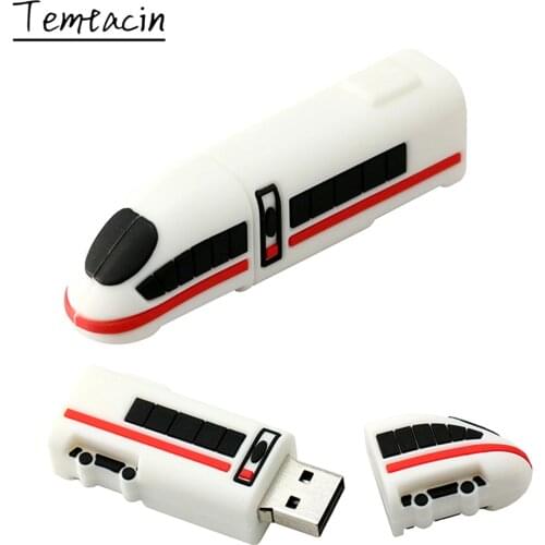 Train USB flash drive Pen Drive 128GB 8GB 16GB 32GB 256GB 64GB Memory Stick Pendrive Mini Subway U Disk Business Creative gift
