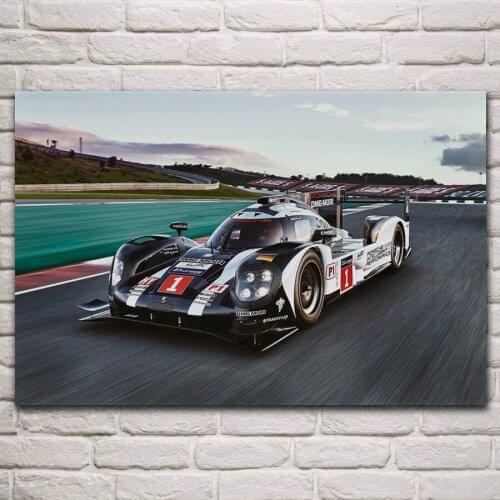 Racing car race tuning supercar living room home art decoration wood frame fabric poster KN807