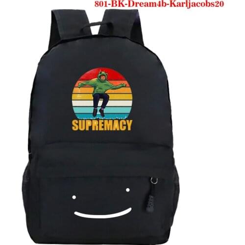 Hot Fashion Dream Team Printed Girls Backpack Children School Bag Cartoon Karljacobs Daypack Teenager Kindergarten Bags Book Bag