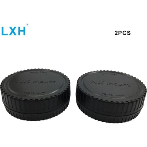 LXH LC-NX Camera Front Body Cap+Rear Lens Cap Cover Set For Samsung NX Series Mount Lens DSLR Cameras