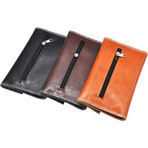 Artificial Leather Tobacco Pouch Pipe Cigarette Holder Smoking Paper Holder Wallet Bag