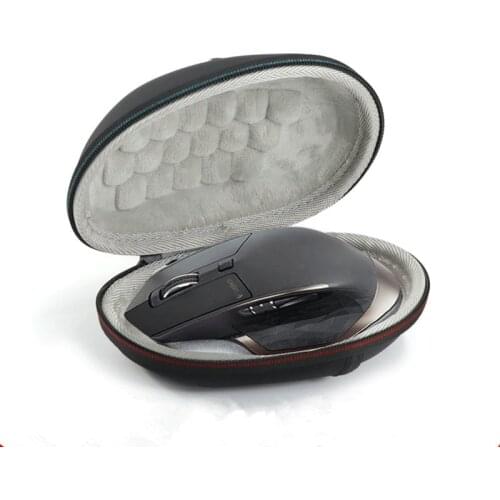 Fashion Hard Shell Anti-fall Carrying Case for Rapoo MT750 MT750S Mouse Cover Storage Box Portable Protection Bag PU