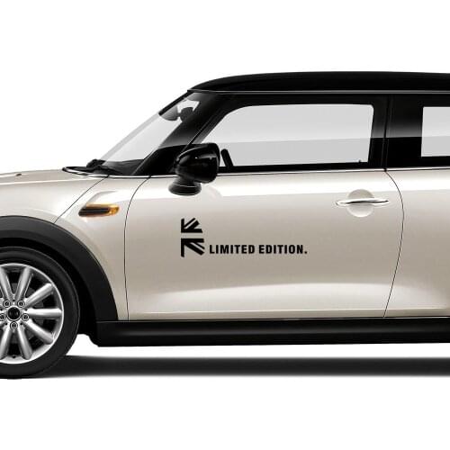 Union Jack Decoration Door Side Body Stickers Decal for Mini Cooper One JCW Countryman Clubman Paceman r61 r60 r56 r53 f56 f60