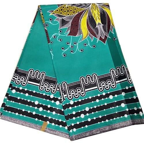 Nigerian wax fabrics veritable Wax 2019 High quality African Ankara wax 6 yard F