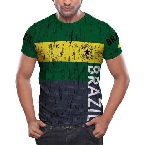 2021 New Brazilian flag jerseys T-shirt High quality breathable Brazilian football jerseys Mens fashion T-shirt