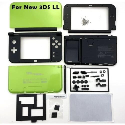 2020 Full Housing Shell Case Cover Faceplate Set Repair Part Complete Fix Replacement free screwdriver for Nintendo 3DS/3DS XL