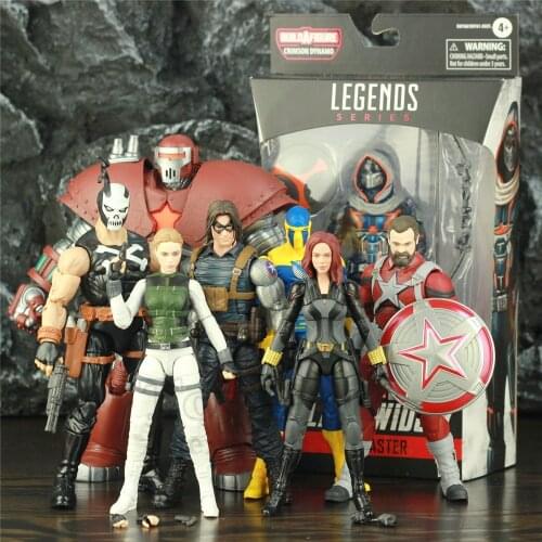 Original Marvel Legends 2020 Black Widow Taskmaster Red Guardian 6" Action Figure Yelena Belova Crimson Dynamo Toys