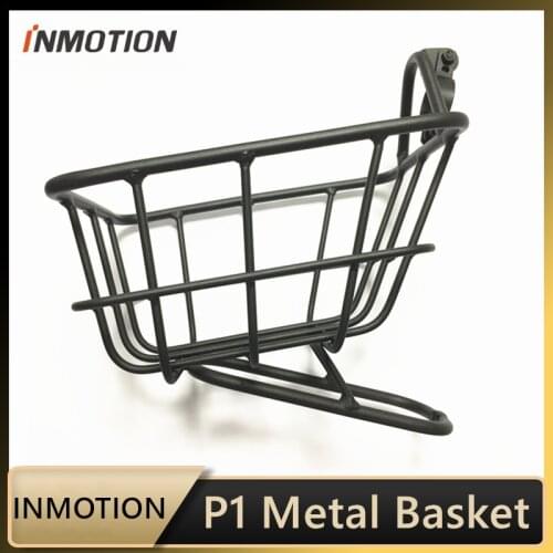 Original Metal Basket for INMOTION P1 Series Smart Elecrtic Bike Electric Vehicle Bags for P1 P1F Bicycle