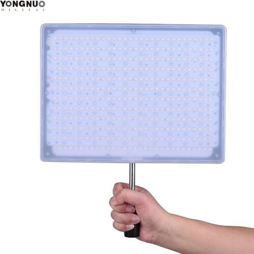 YONGNUO YN600 RGB Professional 5500K+RGB LED Video Light Soft Light Adjustable Brightness w/Remote Controller Support APP