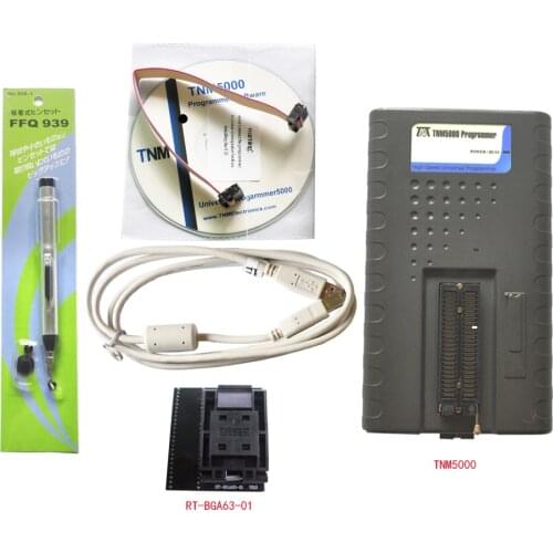 TNM5000 Programmer+RT-BGA63-01 V2.0 adapter,support Samsung BGA63 ONENAND KFG1GN6W2D/KFG1G16U2D/KFG1G16Q2C/KFG1216Q2A/KFG1216U2A