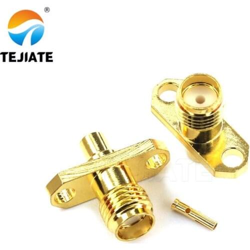 1PCS SMA RPSMA-JB-KB-KFB Connector Straight/Bent Header Half Flexible Steel Welding Adapter Match For RG405