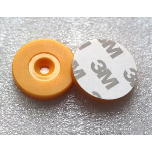 13.56MHZ Guard Tour Patrol System 216 diameter 30mm Rfid Tags Round Coin antimetal stickers