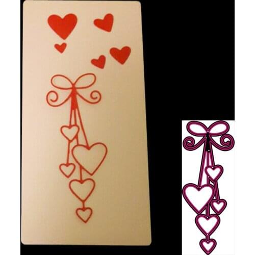 Love Bow Tiemetal Cutting dies trim, scrapbook template, photo album card, relief paper DIY