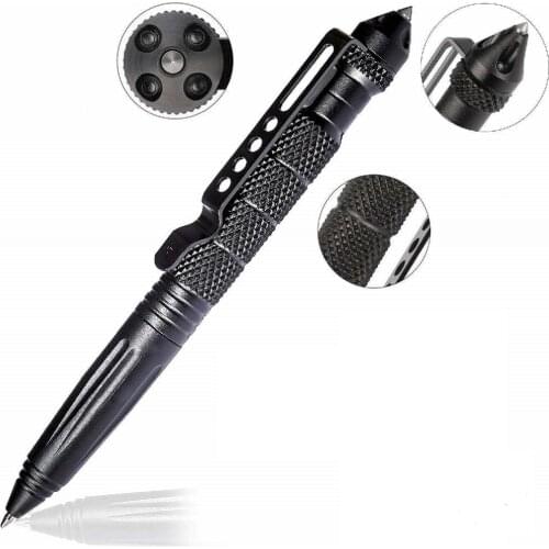 High Quality defence personal Tactical Pen Self Defense Pen Tool Multipurpose Aviation Aluminum Anti-skid Portable