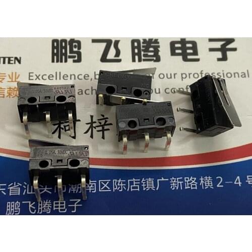 1PCS Germany CHERRY cherry DG23-B3LA small micro switch bent foot 3 feet with swing lever stroke limit reset switch 1.47N