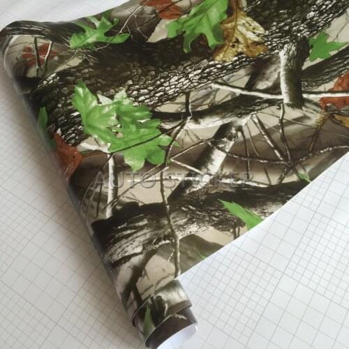 10/20/30/40/50X152CM Matte Camo Vinyl Wraps Sheets in Realtree camouflage Film For Car Wrap Styling Foil with Air free
