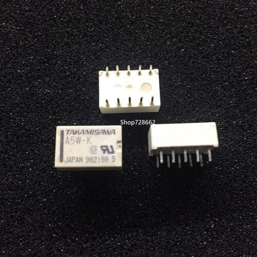 10pcs/Lot Relay A5W-K 5VDC 10-pin A5W-K A5W-K-5VDC
