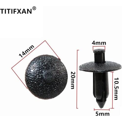 20PCS Car bumper mid-net water tank cover plate push-in plastic fastener for Infiniti QX50 QX70 Q50L