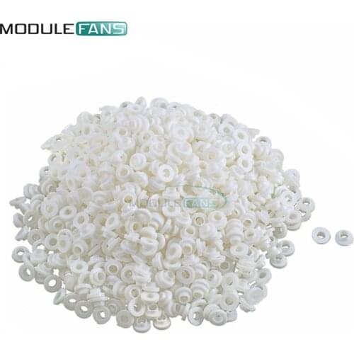 200PCS Insulating Tablets Insulation Bushing Transistor Pads Circle TO-220 Insulated Cap Insulation Particle Ring For M3 Screws