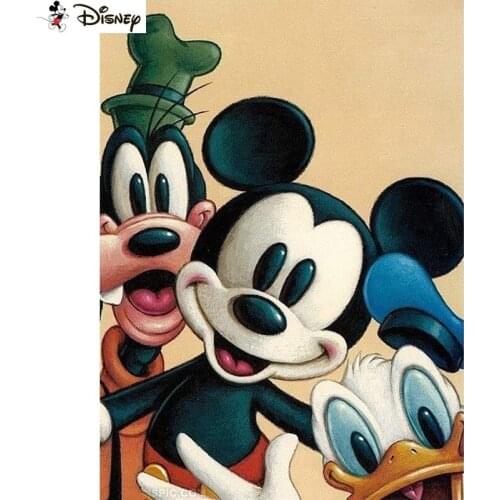 Disney 5D DIY Diamond Painting "Cartoon Mickey Mouse" Full Drill Resin Diamond Embroidery Cross Stitch Home Decor A30756