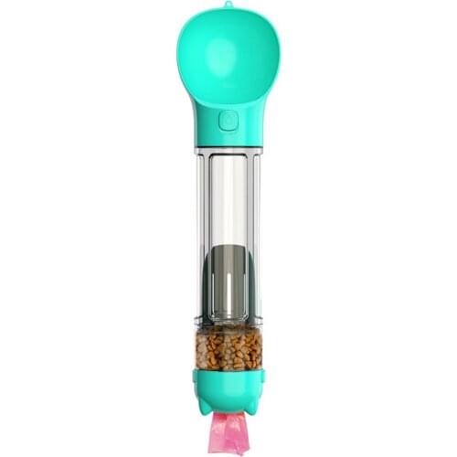 Dog Water Bottle 3 In 1 500ml With Drinking And Feeding Function Pet Water Dispenser For Dogs And Cats Drinking Eating